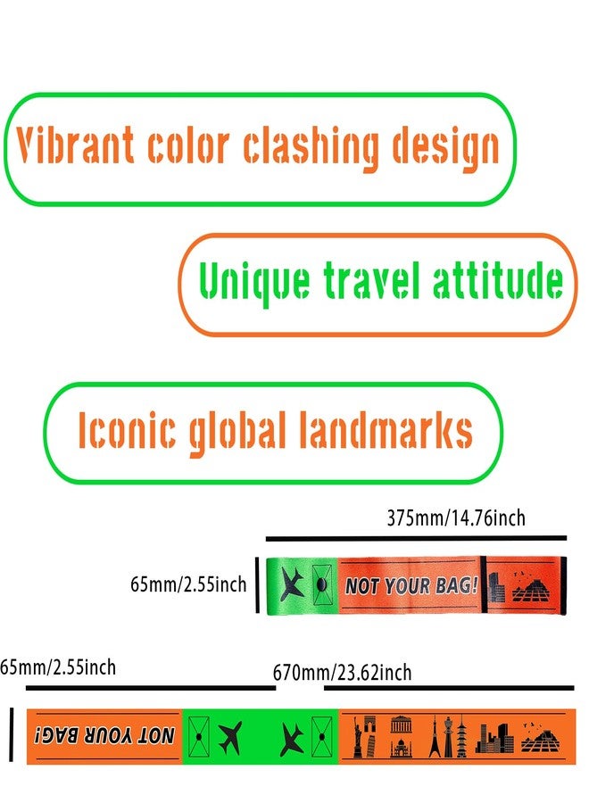CUNGLIN Luggage Tags for Suitcases, NOT Your Bag Luggage Tags for Travel Bag Luggage Tag Funny Luggage Tag Suitcase Tags Luggage Identifier for Luggage Travel Essentials (1 Pack) - Image 4